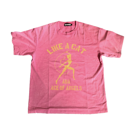AOA LIKE A CAT VINTAGE TEE